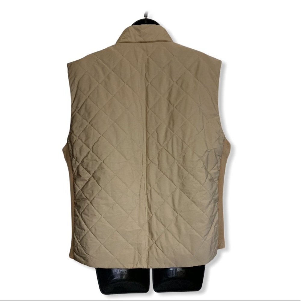 Casablanca Polo Equipment Italy Diamond Quilted Vest Zipper NWOT - Picture 4 of 8